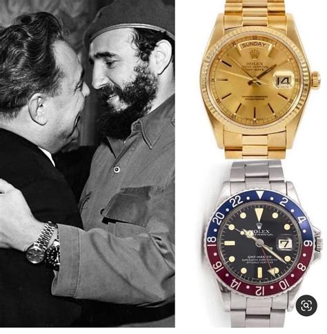 why did castro wear two Rolex